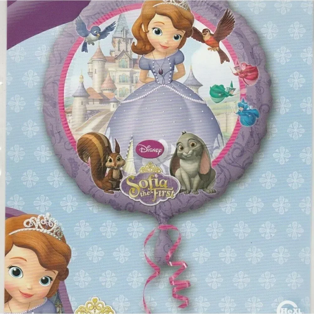 Set of Four Disney Standard Foil Balloons.